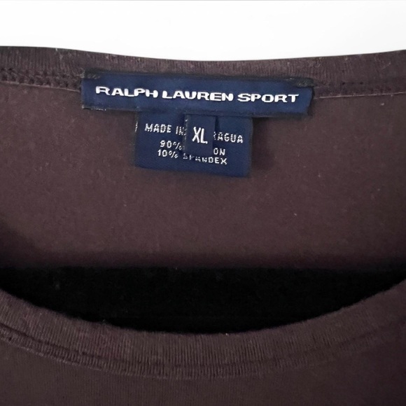 Ralph Lauren Sport Dark Brown T-Shirt - Picture 3 of 3